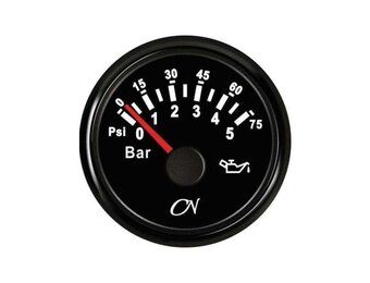 Oliedrukmeter Zwart-Zwart