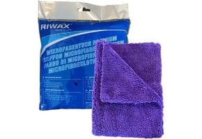 Riwax Microvezeldoek Premium (randloos) 1x Paars