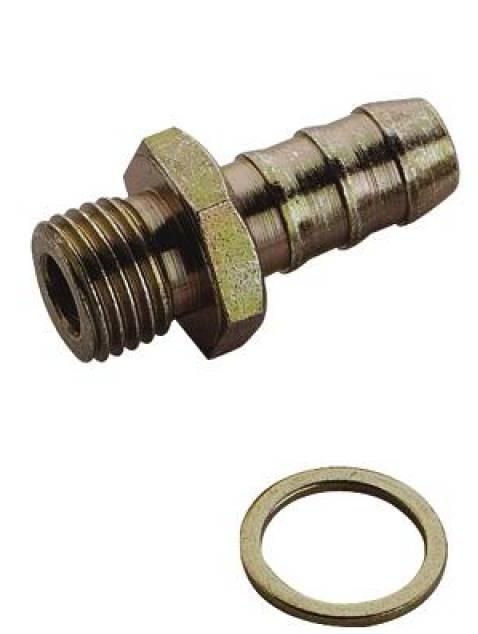 Brandstoffilteraansluitset 8mm recht