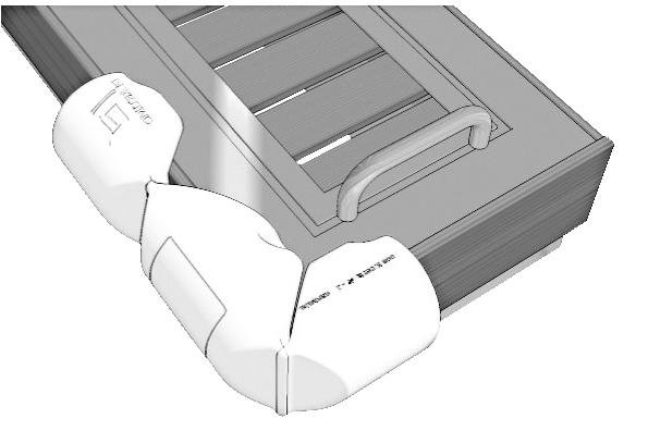 Plastimo Bumper, steigerfender hoek