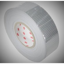 KO100334 - Reflectietape WIT 50mtr.