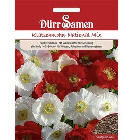 Dürr Samen Klatschmohn 'National Mix', einjährig, 40-60cm