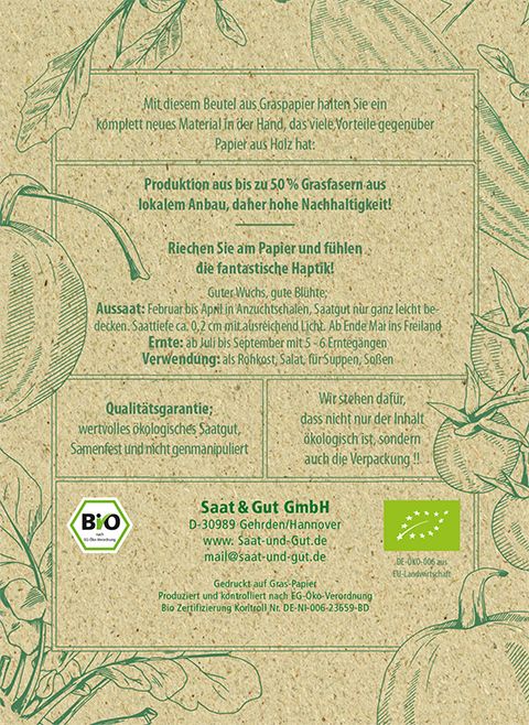 Saat & Gut BIO-Pastinake Schleswiger Schnee