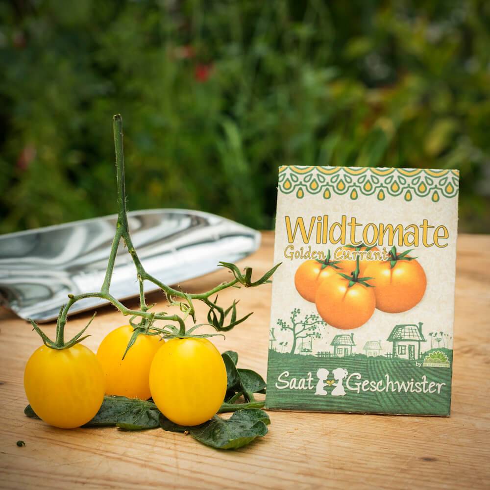 Stadtgärtner Saatgeschwister - BIO Wildtomate Golden Current