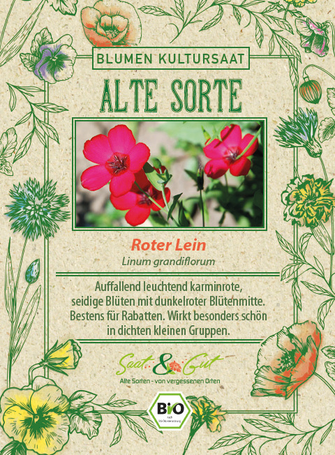 Saat & Gut BIO-Roter Lein