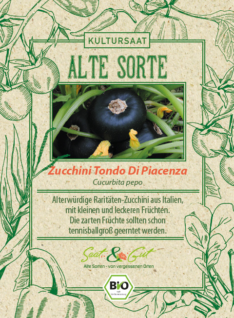 Saat & Gut BIO-Zucchini Tondo Di Piacenza