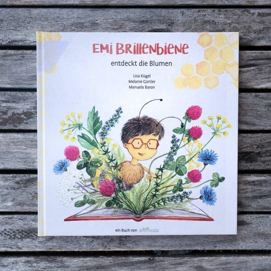 Primoza Emi Brillenbiene - Kinderbuch mit Bienen-Saatgut