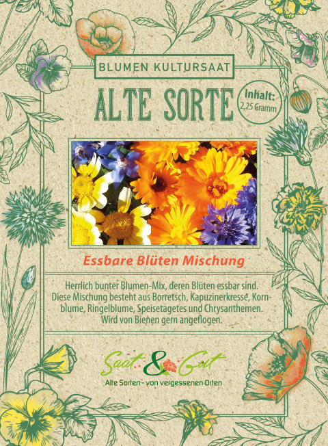 Saat & Gut BIO-Essbare Blüten Mischung