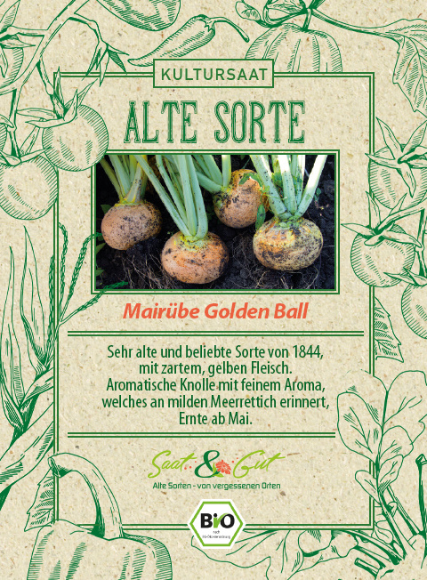 Saat & Gut BIO-Mairübe Golden Ball