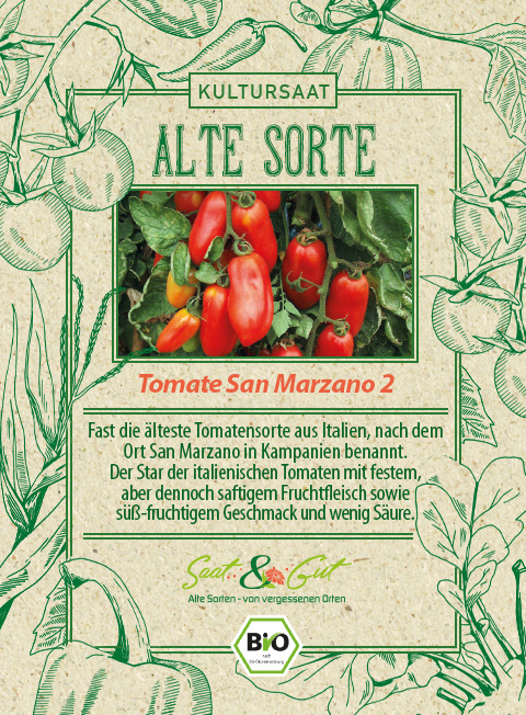 Saat & Gut BIO-Tomate San Marzano 2