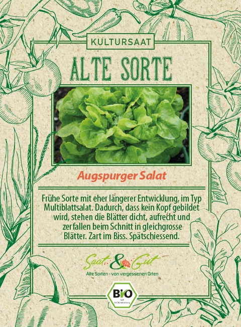 Saat & Gut BIO-Salat Augspurger