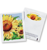Saat & Gut Saat-Grußkarte 'Sonnenblumen Girlande'