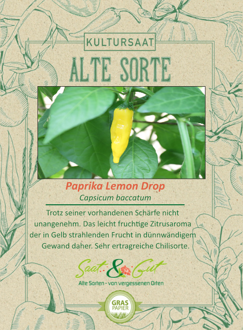 Saat & Gut BIO-Paprika Lemon Drop