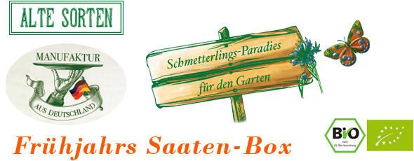 Ihre nachhaltige BIO Alte Sorten Frühjahrs Saatgut-Box