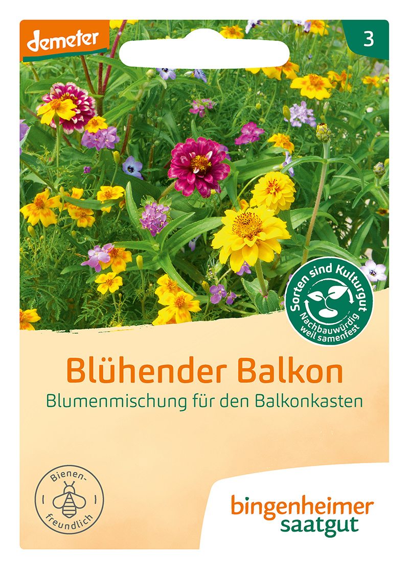 Bingenheimer Saatgut BIO-Blühender Balkon - Sommerblumenmischung