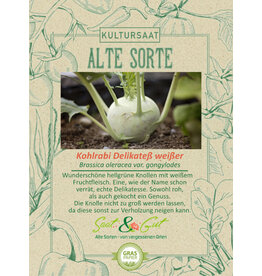 Saat & Gut BIO-Kohlrabi Delikateß weißer