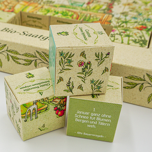 Saat & Gut BIO Landgarten Saatgut Würfel-Adventskalender