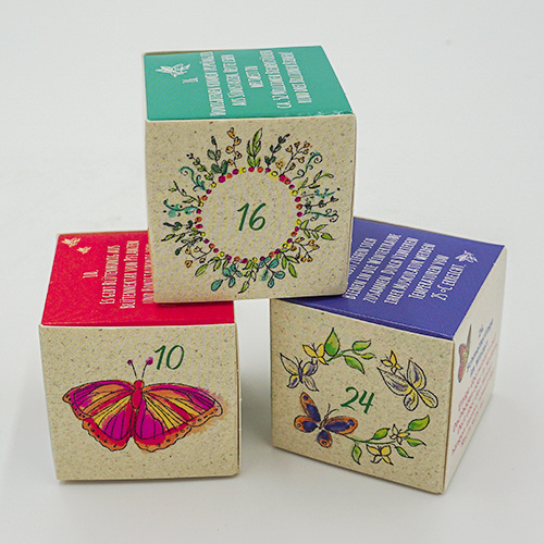 Saat & Gut BIO Alte Sorten SCHMETTERLING Saatgut Würfel-Adventskalender