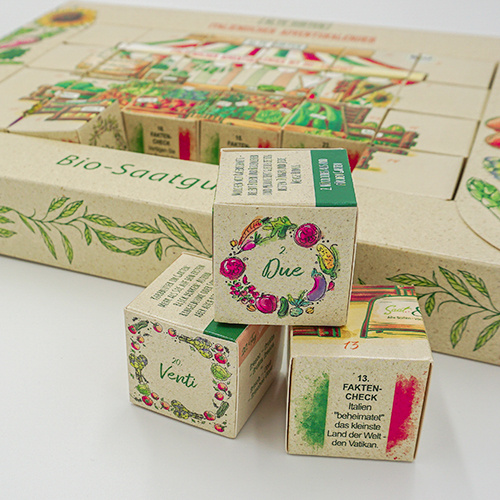 Saat & Gut BIO Alte Sorten ITALIENISCHER Saatgut Würfel-Adventskalender