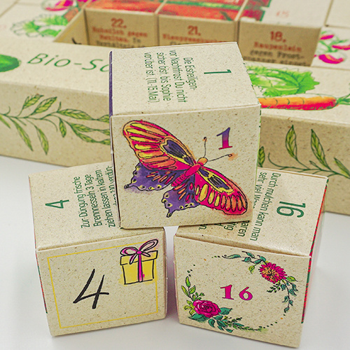 Saat & Gut BIO Alte Sorten Saatgut Würfel-Adventskalender