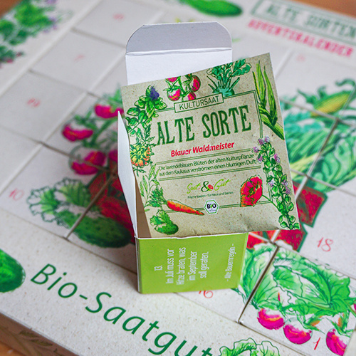 Saat & Gut BIO Alte Sorten Saatgut Würfel-Adventskalender