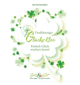 Saat & Gut Glücksklee 4-blättriges Kleeblatt