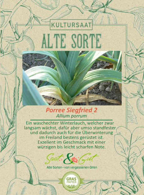 Saat & Gut BIO-Porree Siegfried 2