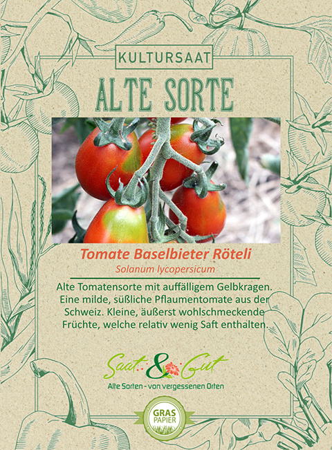 Saat & Gut BIO-Tomate Baselbieter Röteli
