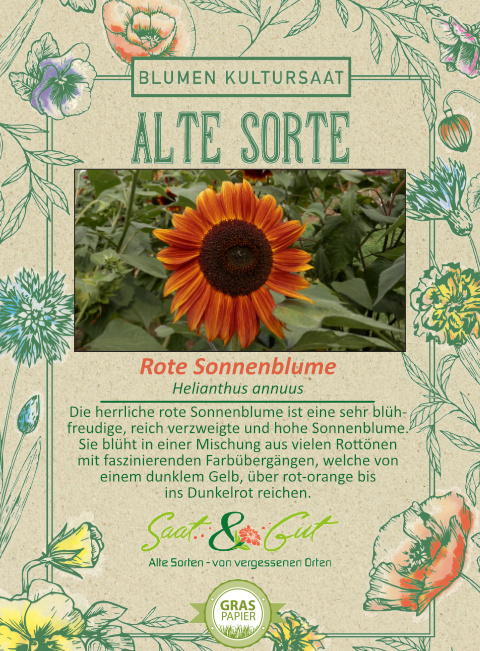 Saat & Gut BIO-Rote Sonnenblume