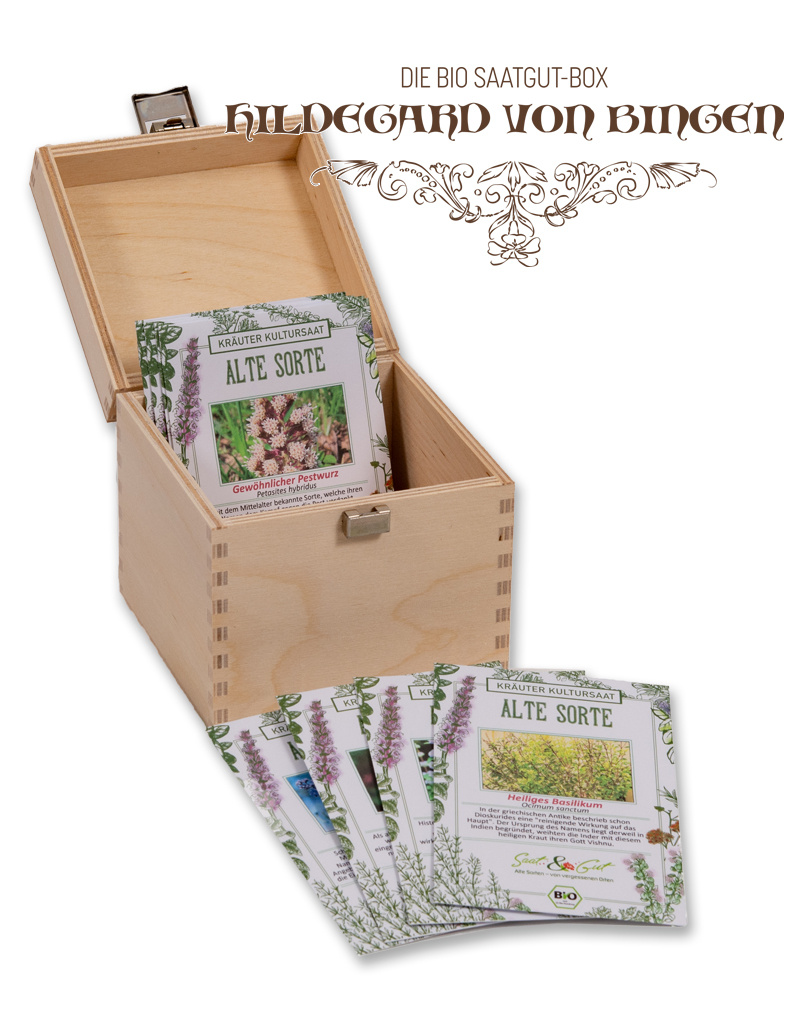 Alte Sorten - BIO 'Hildegard von Bingen' Saatgut-Box - Saat & Gut