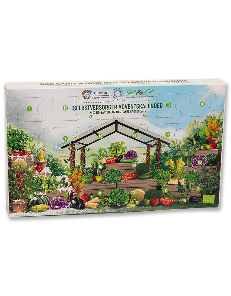 Saat & Gut BIO Selbstversorger Saatgut-Adventskalender
