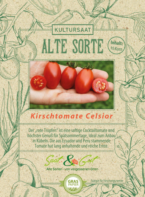 Saat & Gut BIO-Kirschtomate Celsior