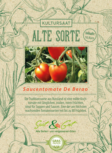 Saat & Gut BIO-Saucentomate De Berao