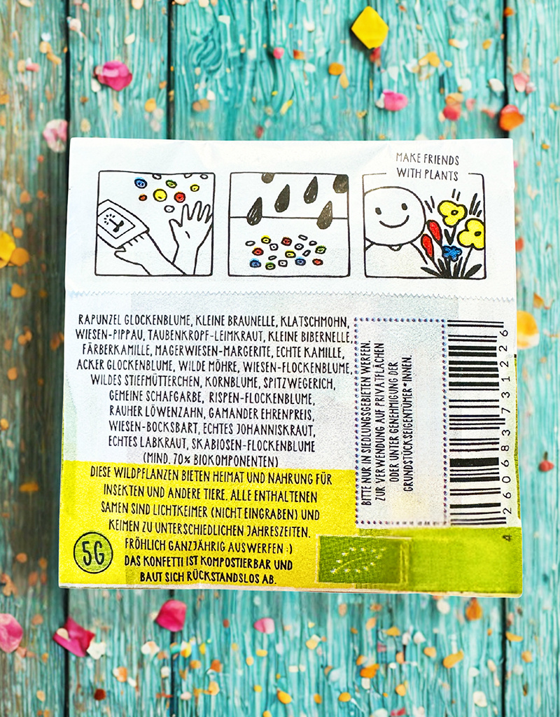 BIO-Saatgutkonfetti