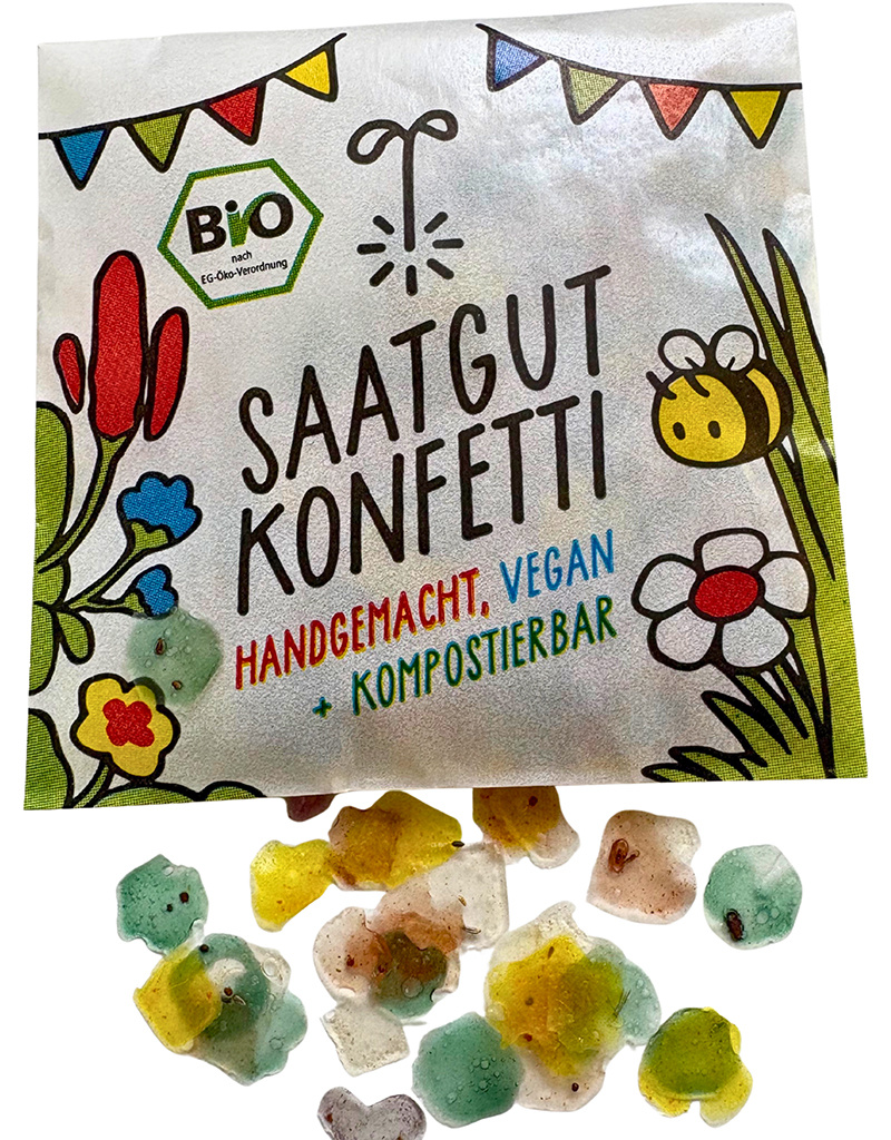 BIO-Saatgutkonfetti