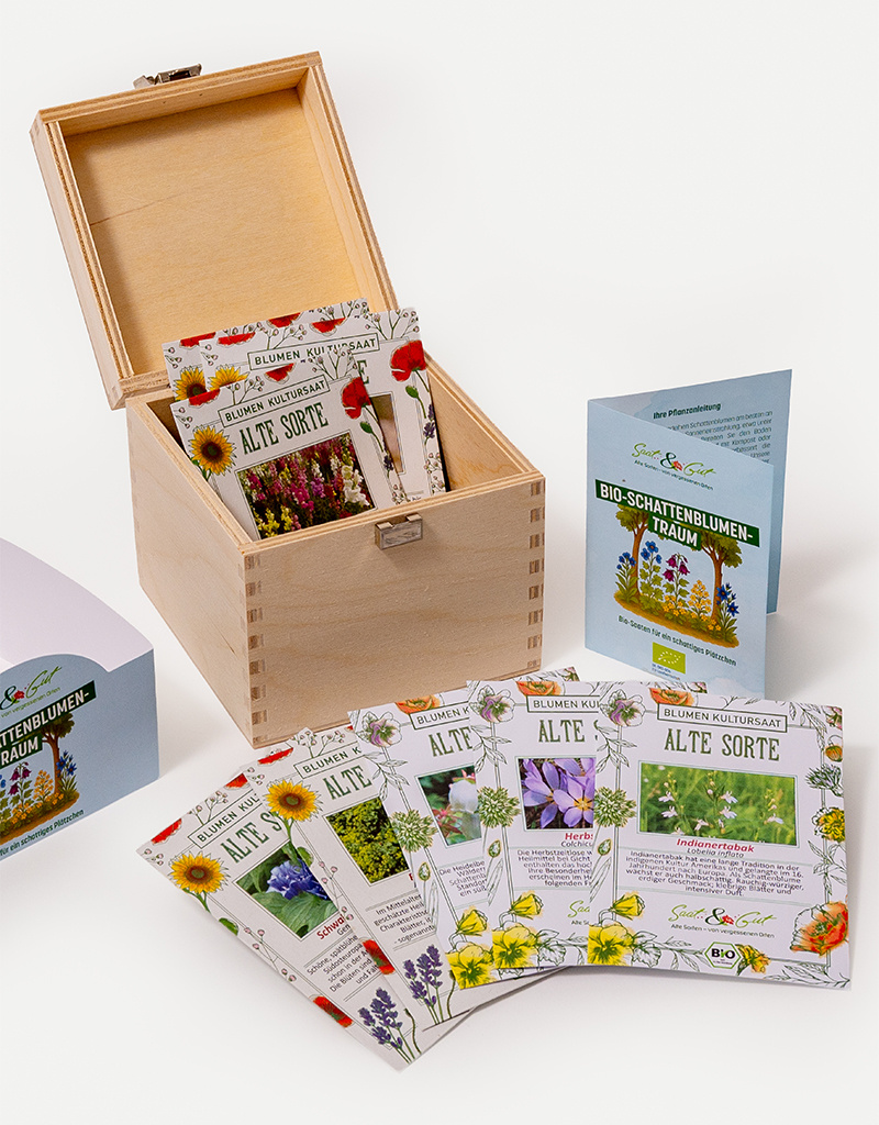 Saat & Gut BIO Schattenblumen-Traum Box