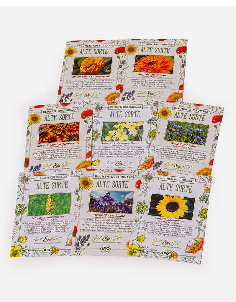 Saat & Gut BIO Bauerngarten-Blumen Box