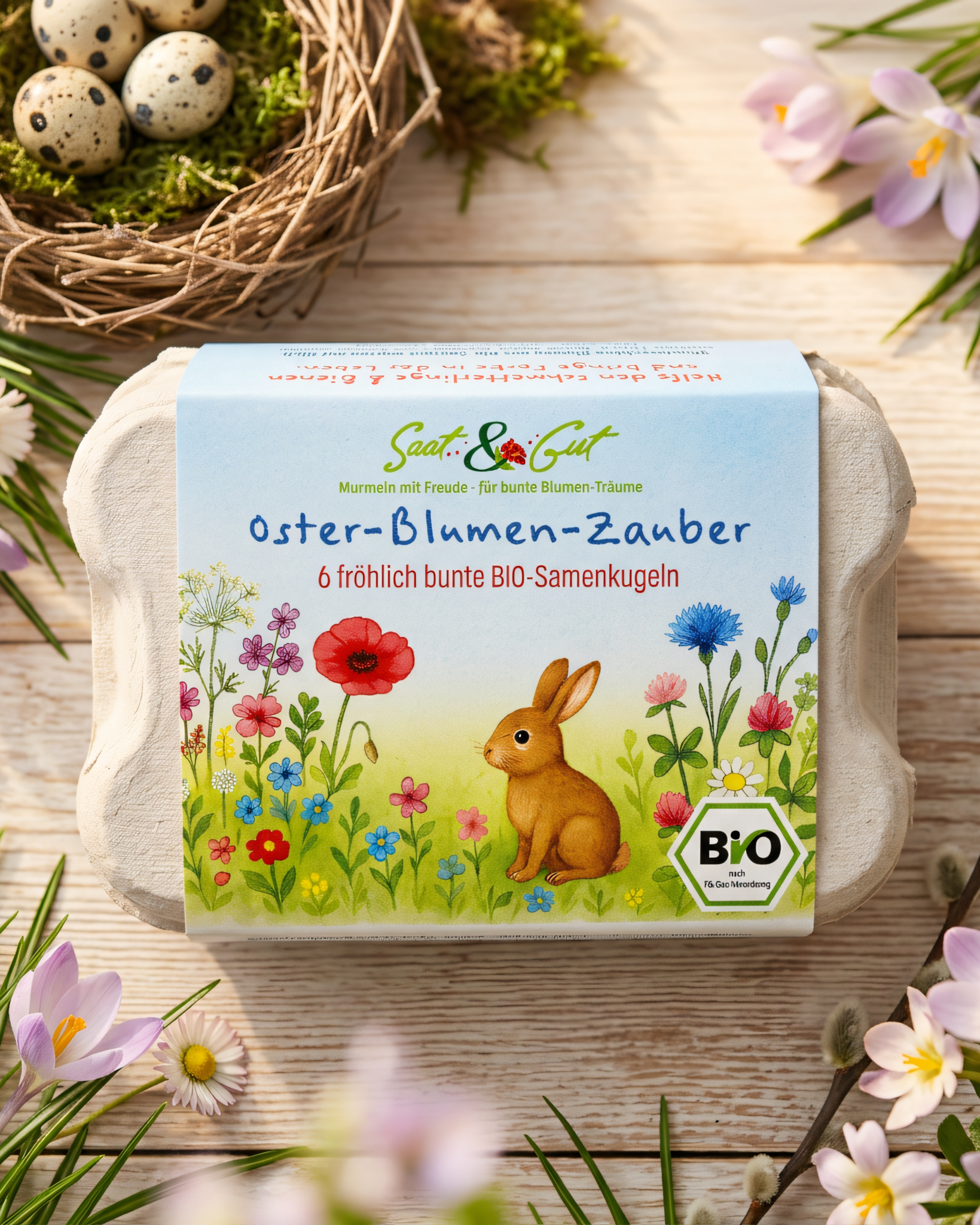 Saat & Gut BIO Samenkugeln "Oster-Blumen Zauber"