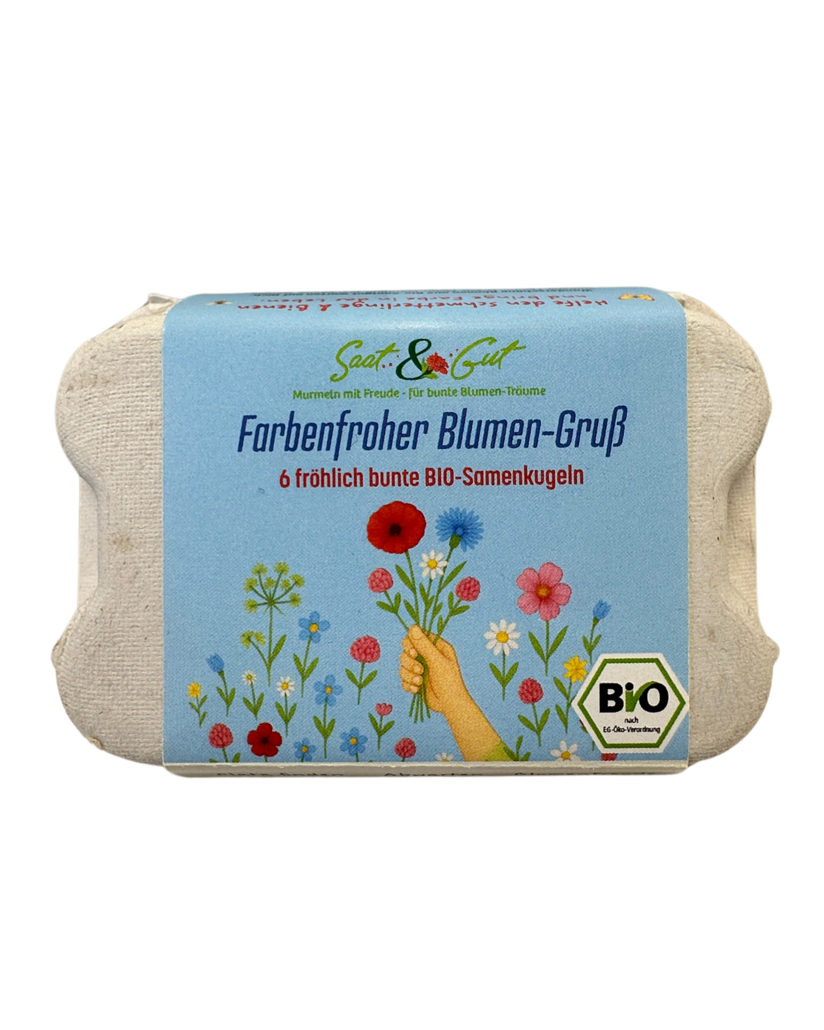 Saat & Gut BIO Farbenfroher Blumen-Gruß