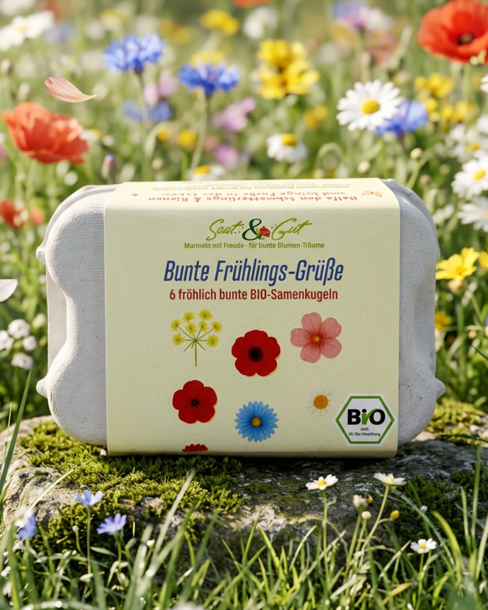 Saat & Gut BIO Bunte Frühlings-Grüße
