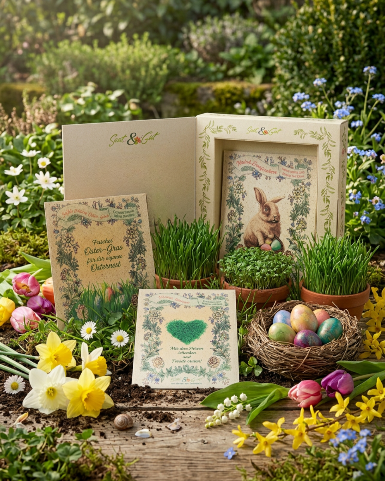 Saat & Gut BIO-Oster-Geschenk-Box