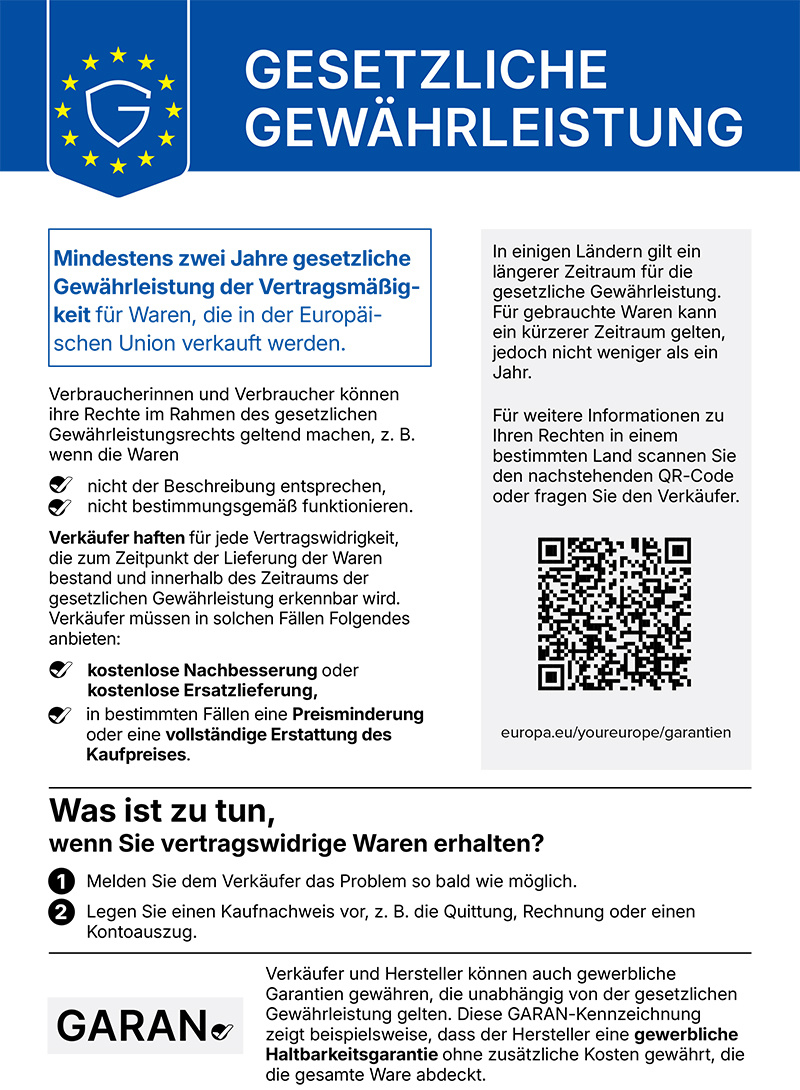Label Gewährleistung