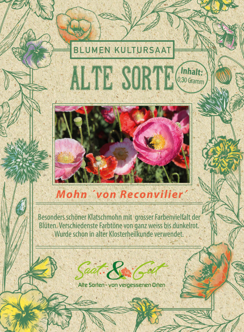 Saat & Gut BIO-Mohn 'von Reconvilier'