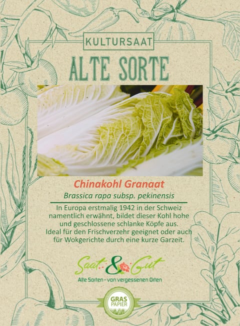 Saat & Gut BIO-Chinakohl Granaat