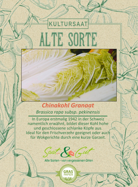 Saat & Gut BIO-Chinakohl Granaat