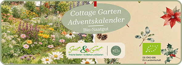 BIO Cottage Garten Saatgut Adventskalender