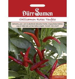 Dürr Samen Chilisamen  Rotes Teufele