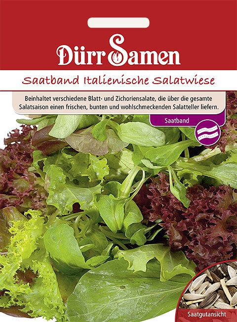 Dürr Samen Saatband Italienische Salatwiese