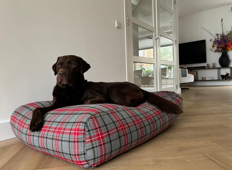 Hondenbed scottish grey