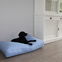 Hondenbed bench kussen lichtblauw 100 x 67 x 12 cm